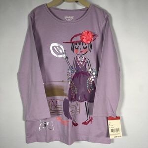 NWT Osh Kosh Bgosh L/S Dress Up Glitter Sequin